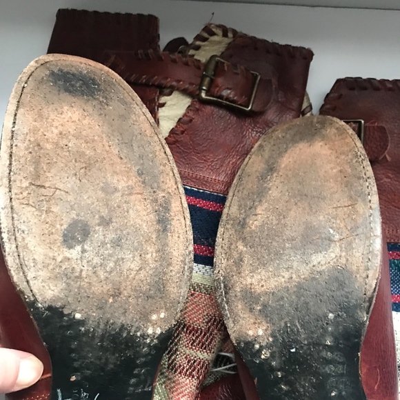 Freebird Oxote Quixote Blanket Leather Boots FLAW - Picture 8 of 8